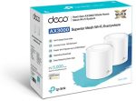⁦מגדיל טוח 2 יחידות TP-Link AX3000 Mesh Wi-Fi 6 System Deco X60⁩ – תמונה ⁦5⁩