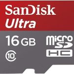 כרטיס זיכרון SANDISK ULTRA MICROSDHC/SDXC UHS-I MEMORY CARD 16GB 80MB