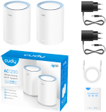 ⁦מגדיל טווח Cudy M1200 AC1200 Dual Band Whole Home Wi-Fi Mesh M1200 (2-Pack)⁩ – תמונה ⁦4⁩
