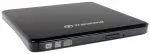 ⁦צורב חיצוני Transcend Super Slim Portable DVD±RW x8 USB 2.0 TS8XDVDS-K⁩ – תמונה ⁦2⁩