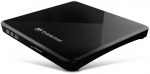 ⁦צורב חיצוני Transcend Super Slim Portable DVD±RW x8 USB 2.0 TS8XDVDS-K⁩ – תמונה ⁦3⁩