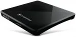 ⁦צורב חיצוני Transcend Super Slim Portable DVD±RW x8 USB 2.0 TS8XDVDS-K⁩ – תמונה ⁦3⁩