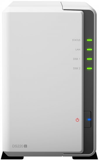 product-859975-1 שרת אחסון NAS ללא כוננים Synology DiskStation DS220j 2-Bay – תמונה 1