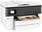 מדפסת משולבת אלחוטית בפורמט רחב HP Officejet Pro 7740