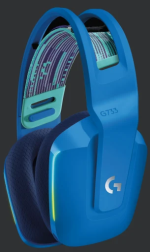 ⁦אוזניות גיימרים אלחוטיות כחול Logitech G733 LightSpeed RGB⁩ – תמונה ⁦2⁩