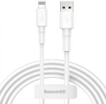 ⁦כבל סנכרון וטעינה Baseus Mini White Cable 1m USB-A To Apple Lightning⁩ – תמונה ⁦4⁩