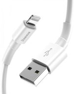 ⁦כבל סנכרון וטעינה Baseus Mini White Cable 1m USB-A To Apple Lightning⁩ – תמונה ⁦5⁩