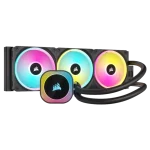 קירור נוזלי למעבד שחור 360 מ"מ Corsair iCUE H150i RGB Elite