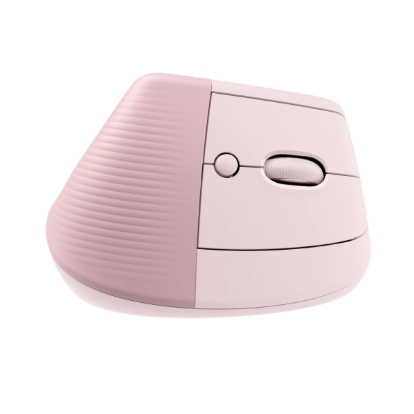 עכבר צבע ורוד Logitech Lift Vertical Ergonomic