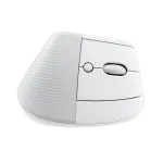 עכבר צבע אפור לבן Logitech Lift Vertical Ergonomic