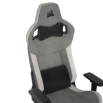 כסא גיימינג אפור לבן CORSAIR T3 RUSH White/Grey