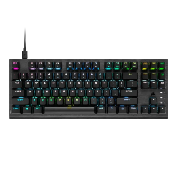 מקלדת מכנית-אופטית CORSAIR K60 PRO TKL RGB