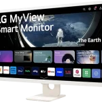 מסך מחשב חכם כולל שלט LG MyView 32SR50F-W 31.5 inch/FHD/60HZ/IPS/8ms/SPK/HDMI