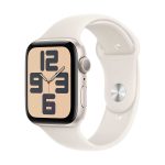 שעון חכם Apple Watch SE (Gen2) GPS 40mm Starlight Aluminium Case with Sport Band - M/L