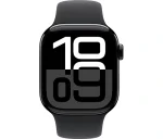שעון חכם Apple Watch Series 10 GPS 42mm Jet Black Aluminium Case with Sport Band - S/M – תמונה 2