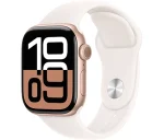 שעון חכם Apple Watch Series 10 GPS 42mm Rose Gold Aluminium Case with Light Blush Sport Band - S/M