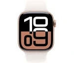 ⁦שעון חכם Apple Watch Series 10 GPS 42mm Rose Gold Aluminium Case with Light Blush Sport Band - S/M⁩ – תמונה ⁦2⁩
