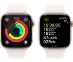 ⁦שעון חכם Apple Watch Series 10 GPS 42mm Rose Gold Aluminium Case with Light Blush Sport Band - S/M⁩ – תמונה ⁦6⁩