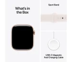 ⁦שעון חכם Apple Watch Series 10 GPS 42mm Rose Gold Aluminium Case with Light Blush Sport Band - S/M⁩ – תמונה ⁦7⁩