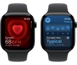 ⁦שעון חכם Apple Watch Series 10 GPS 46mm Jet Black Aluminium Case with Black Sport Band - M/L⁩ – תמונה ⁦4⁩