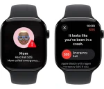 ⁦שעון חכם Apple Watch Series 10 GPS 46mm Jet Black Aluminium Case with Black Sport Band - M/L⁩ – תמונה ⁦5⁩