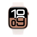 ⁦שעון חכם Apple Watch Series 10 GPS 46mm Rose Gold Aluminium Case with Light Blush Sport Band - M/L⁩ – תמונה ⁦2⁩