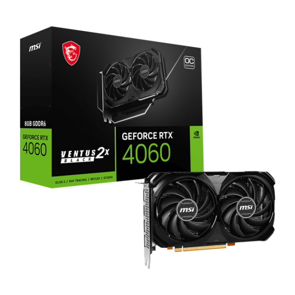 כרטיס מסך MSI GeForce RTX 4060 VENTUS 2X 8G OC