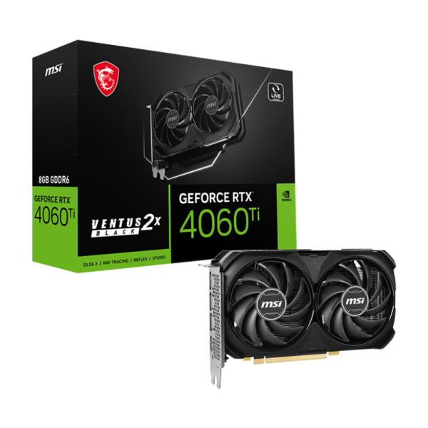 כרטיס מסך MSI GeForce RTX 4060Ti VENTUS 2X 8G OC