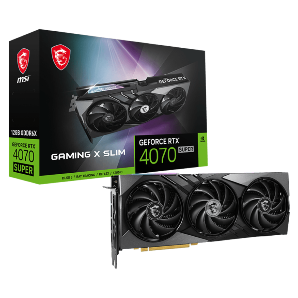 כרטיס מסך MSI GeForce RTX 4070 Super 12G Gaming X Slim