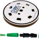 סיב אופטי טקטי FFTH SC/APC-BALISTIX SM לבן 50מ'