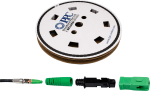 סיב אופטי טקטי FFTH SC/APC-BALISTIX SM לבן 50מ'