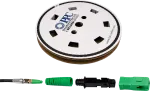 סיב אופטי טקטי FFTH SC/APC-BALISTIX SM לבן 50מ'