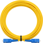מגשר אופ' SC-UPC/SC-UPC OS2 SM Duplex צהוב 10מ'