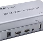 מרחיק USB+HDMI על גבי רשת 200 מטר כולל IR+IP