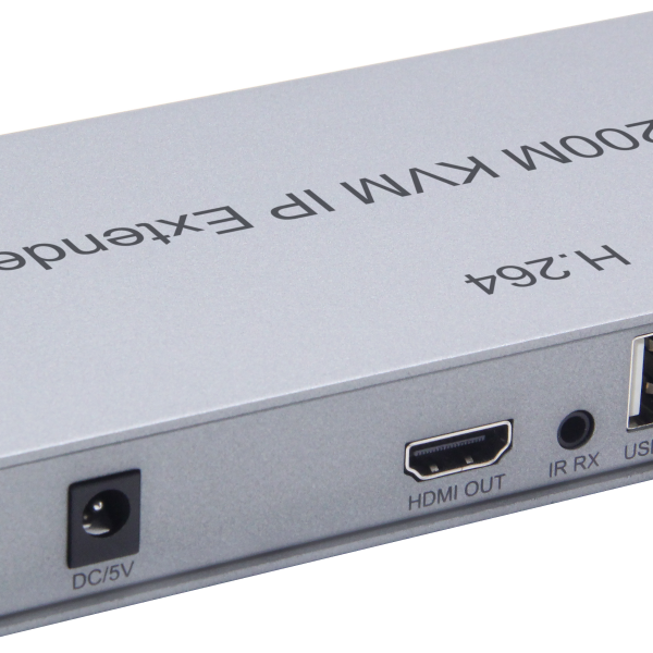 מרחיק USB+HDMI על גבי רשת 200 מטר כולל IR+IP -מקלט (RX)בלבד