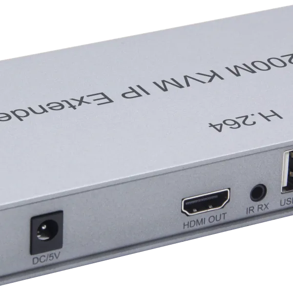 מרחיק USB+HDMI על גבי רשת 200 מטר כולל IR+IP -מקלט (RX)בלבד