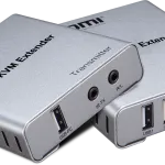 מרחיק USB+HDMI KVM כולל אודיו על גבי רשת 60 מטר כולל IR
