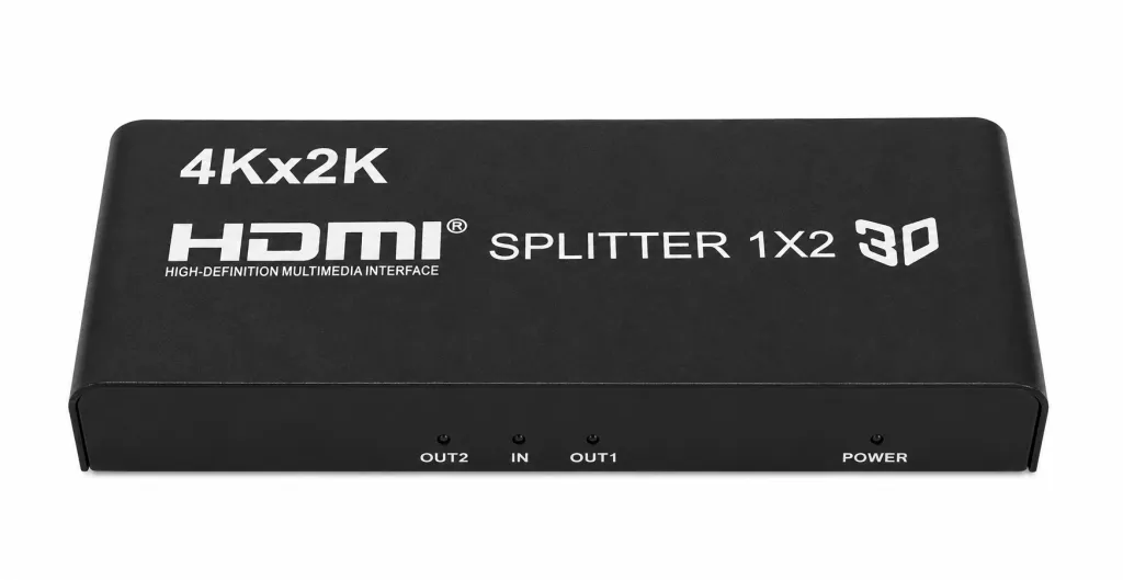 מפצל מגביר HDMI 1:2 תומך 4K@30Hz