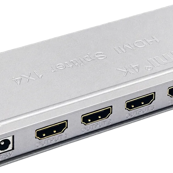 מפצל מגביר HDMI 1:4 תומך 4K@30Hz
