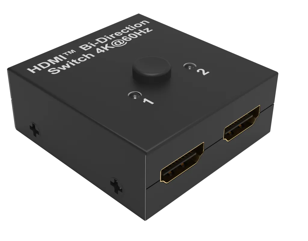 בורר כניסות HDMI 2:1 תומך 4K@60Hz