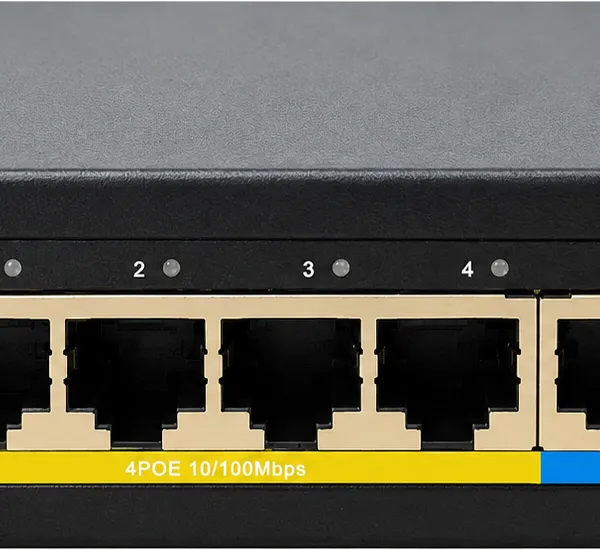 רכזת 4 פורט גיגה POE - 60W