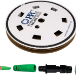 סיב אופטי טקטי FFTH SC/APC-BALISTIX SM לבן 30מ