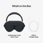 איירפודס מקס Apple AirPods Max אוזניות אלחוטיות בצבע כחול כתום Orange - תמונה נוספת