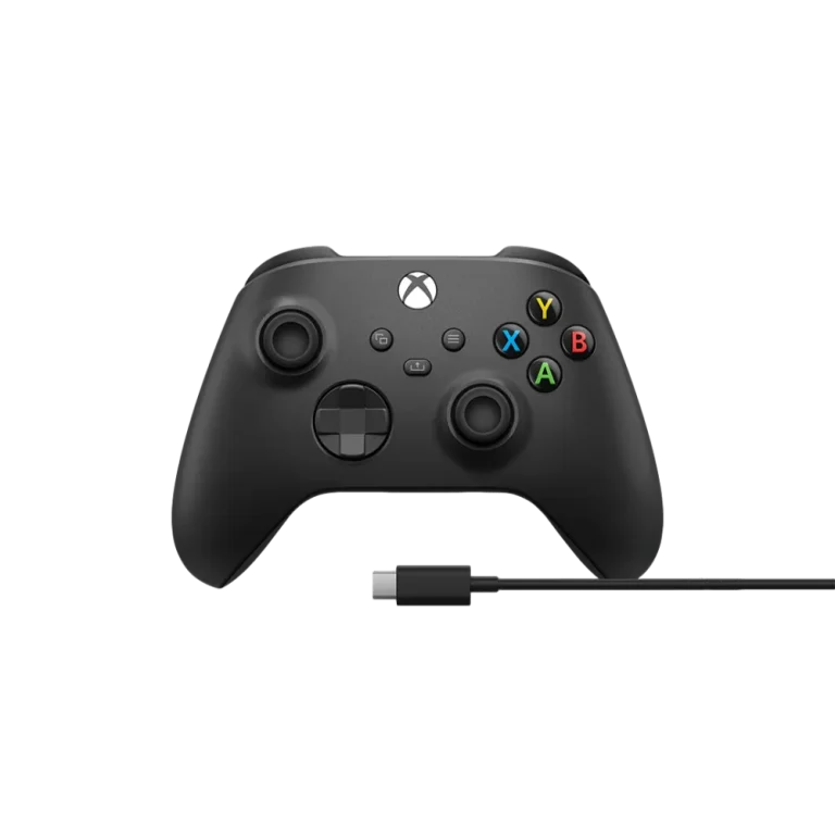 בקר XBOX Series S | X אלחוטי בצבע שחור כולל כבל ® USB-C