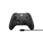 בקר XBOX Series S | X אלחוטי בצבע שחור כולל כבל ® USB-C