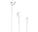 אוזניות Apple EarPods חוטיות בצבע לבן עם חיבור Lightning