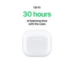 איירפודס Apple AirPods 4 ANC אוזניות אלחוטיות עם מסנן רעשים אקטיבי וכיסוי עם טעינה אלחוטית – תמונה 8