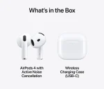 איירפודס Apple AirPods 4 ANC אוזניות אלחוטיות עם מסנן רעשים אקטיבי וכיסוי עם טעינה אלחוטית – תמונה 9