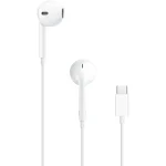 אוזניות חוטיות אפל Apple EarPods (USB-C) בצבע לבן