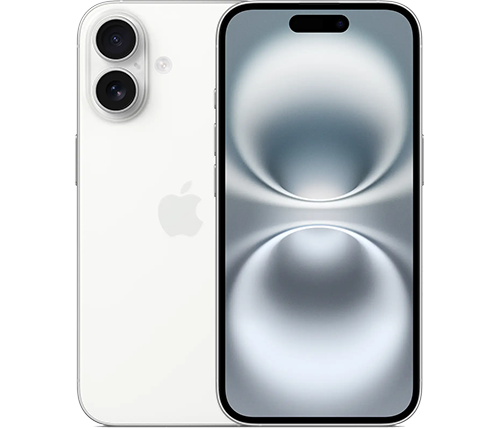 אייפון Apple iPhone 16 128GB בצבע לבן